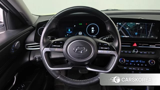 Hyundai Avante Hybrid (CN7) 2022 Белый из Кореи, фото 4