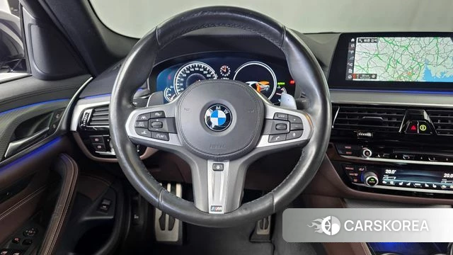 BMW 5 Series (G30) 2018 Черный из Кореи, фото 4