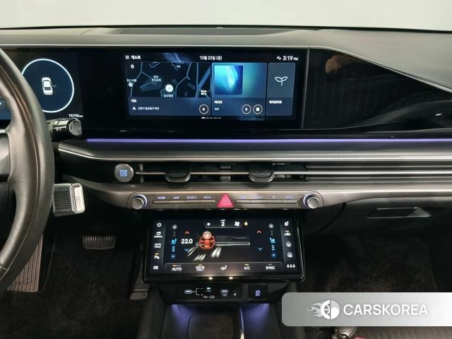 Hyundai Grandeur Hybrid (GN7) 2023 Черный из Кореи, фото 4