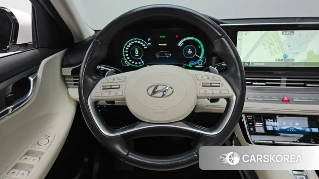 Hyundai The New Grandeur IG Hybrid 2021 Белый из Кореи, фото 4