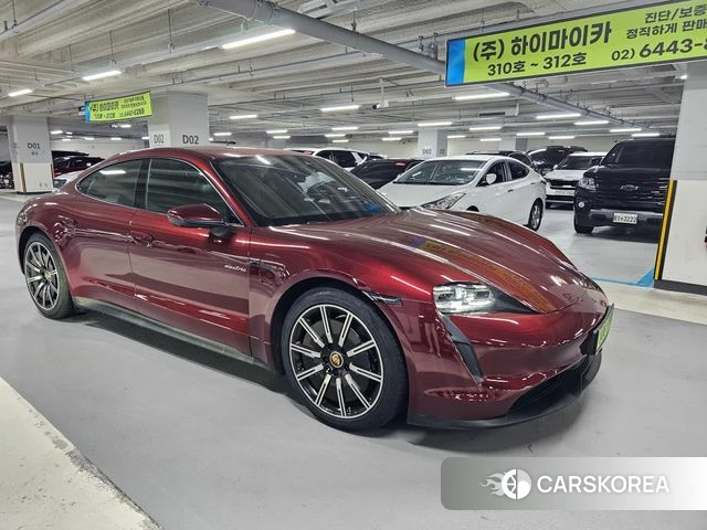 Porsche Taycan 2022 Красный из Кореи, фото 4