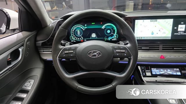 Hyundai The New Grandeur IG Hybrid 2021 Белый из Кореи, фото 4