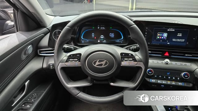 Hyundai The New Avante (CN7) 2023 Черный из Кореи, фото 4
