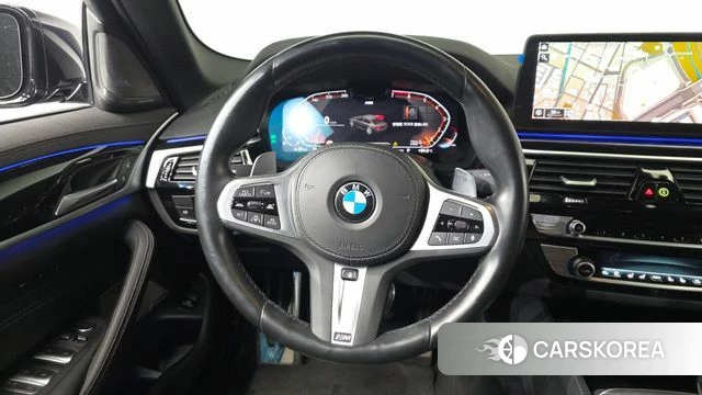 BMW 5 Series (G30) 2022 Черный из Кореи, фото 4