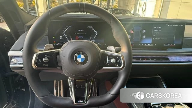 BMW 7 Series (G70) 2024 Черный из Кореи, фото 4
