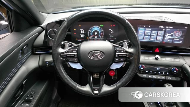 Hyundai Avante (CN7) 2022 Небесно-голубой из Кореи, фото 4