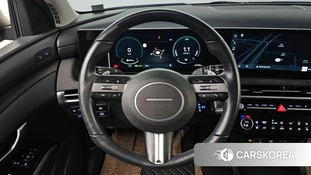 Hyundai The New Tucson Hybrid (NX4) 2024 Серебристо-серый из Кореи, фото 4