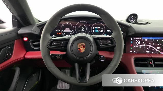 Porsche Taycan 2023 Черный из Кореи, фото 4