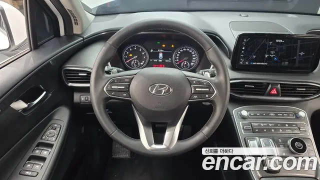 Hyundai The New Santa Fe 2022 Белый из Кореи, фото 4