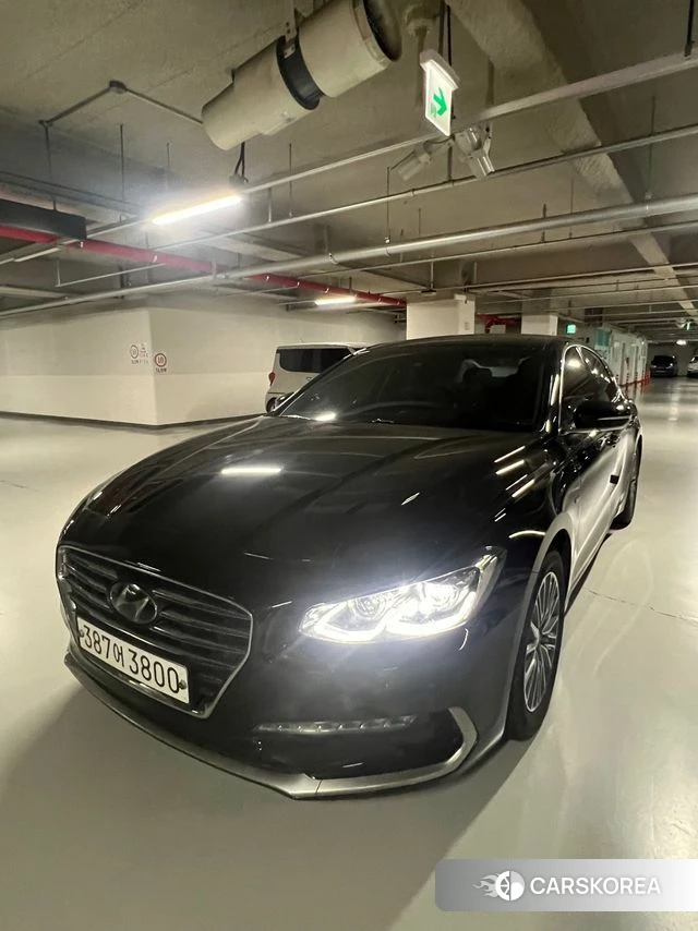 Hyundai Grandeur IG Hybrid 2019 Черный из Кореи, фото 4