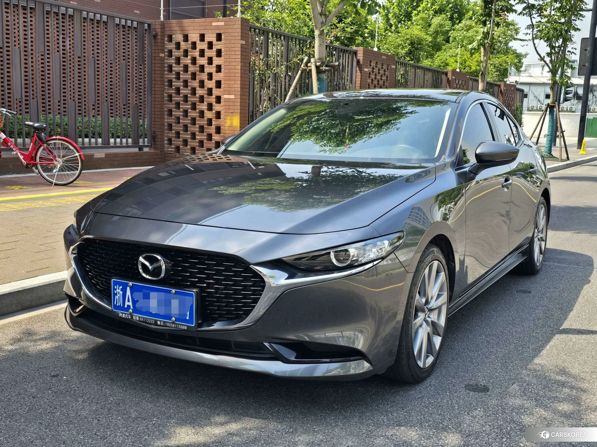Mazda 3 2021 Темно-серый из Китая, фото 4