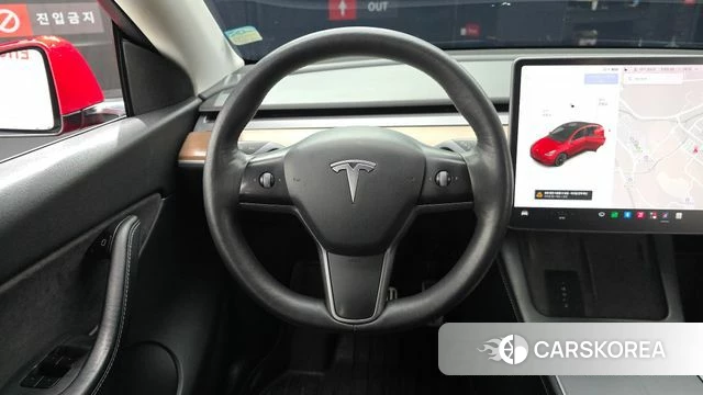 Tesla Model Y 2021 Красный из Кореи, фото 4