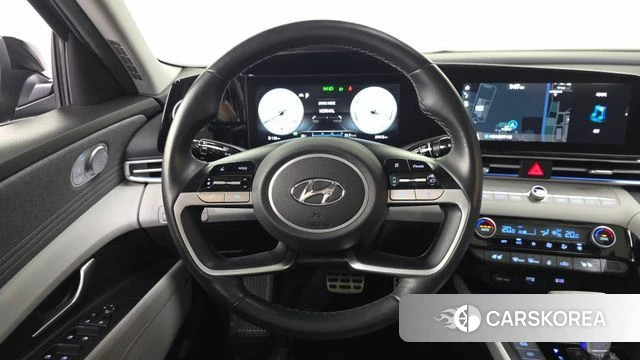 Hyundai Avante Hybrid (CN7) 2020 Черный из Кореи, фото 4