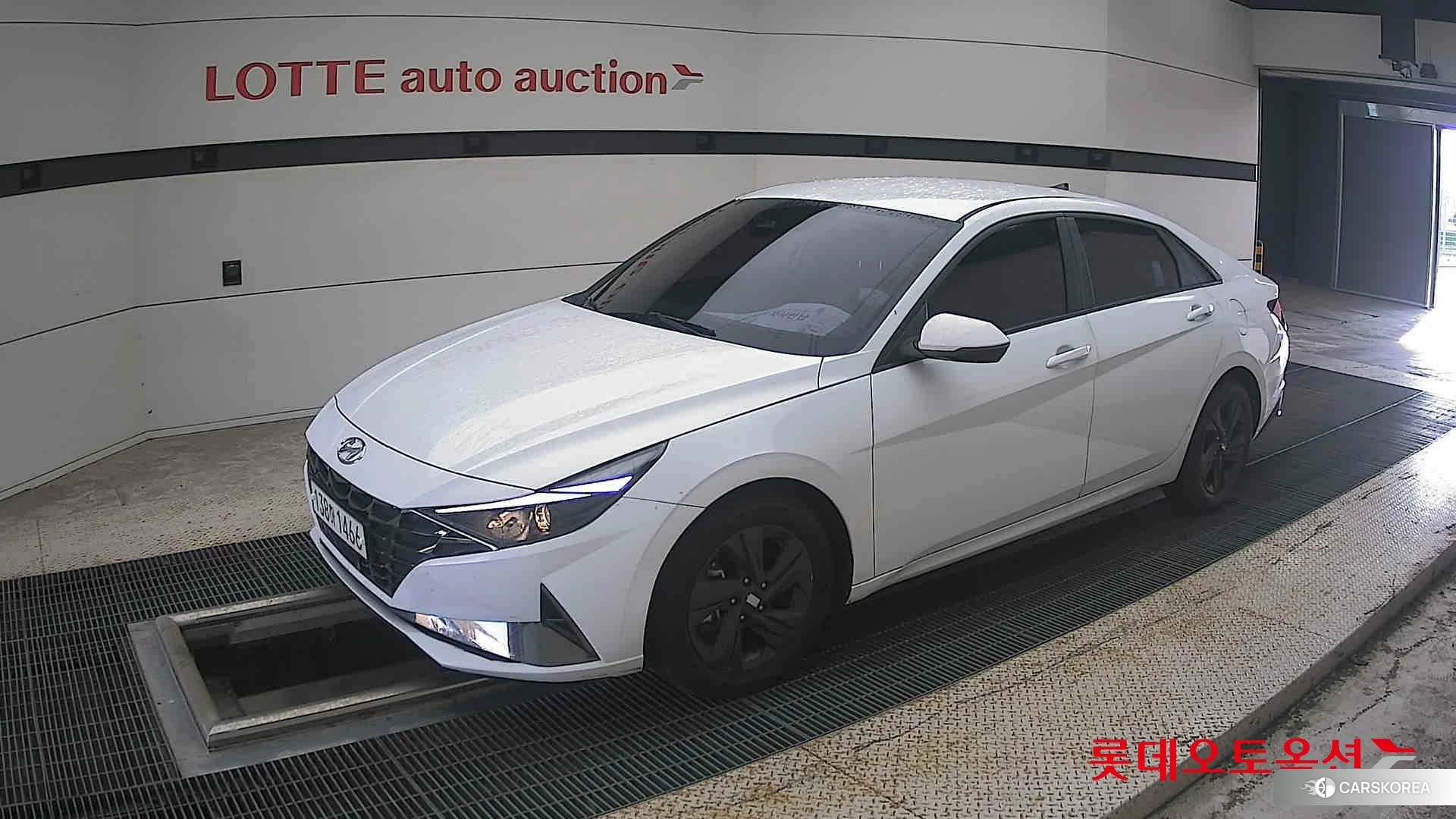Hyundai Avante 2023 Polar White из Кореи, фото 4