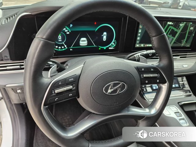Hyundai The New Grandeur IG Hybrid 2021 Белый из Кореи, фото 4