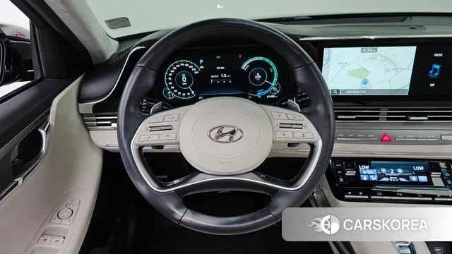 Hyundai The New Grandeur IG Hybrid 2022 Черный из Кореи, фото 4