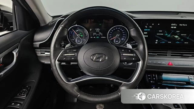 Hyundai The New Grandeur IG Hybrid 2020 Серый из Кореи, фото 4