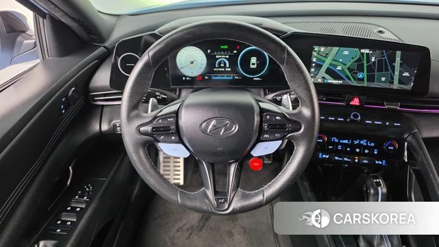 Hyundai Avante (CN7) 2022 Небесно-голубой из Кореи, фото 4