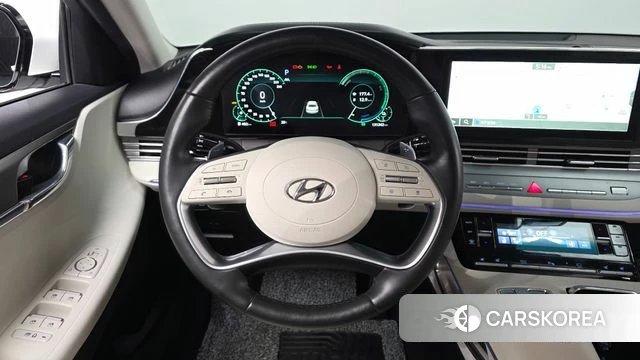 Hyundai The New Grandeur IG Hybrid 2021 Белый из Кореи, фото 4