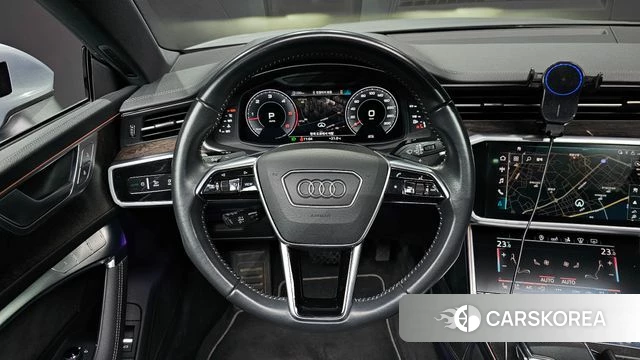 Audi A7 (4K) 2020 Серебристо-серый из Кореи, фото 4