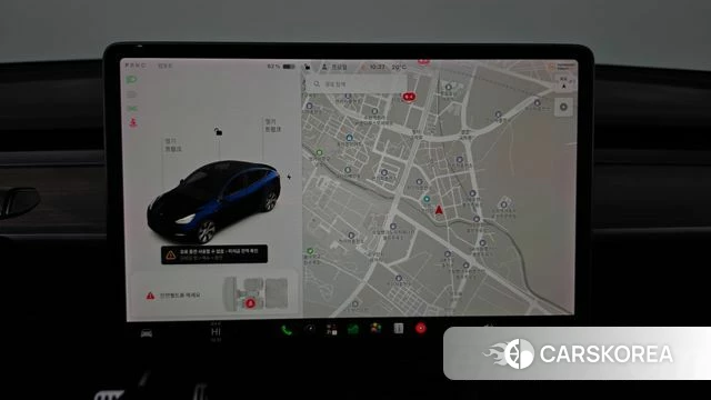 Tesla Model Y 2021 Синий из Кореи, фото 4