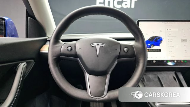 Tesla Model Y 2021 Синий из Кореи, фото 4