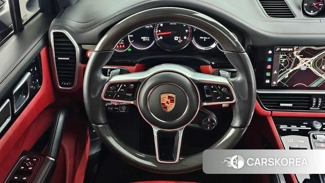 Porsche Cayenne (PO536) 2022 Черный из Кореи, фото 4
