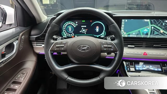 Hyundai The New Grandeur IG Hybrid 2022 Белый из Кореи, фото 4