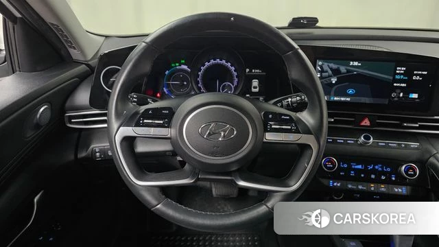 Hyundai Avante Hybrid (CN7) 2022 Белый из Кореи, фото 4