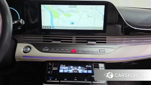 Hyundai The New Grandeur IG Hybrid 2022 Черный из Кореи, фото 4