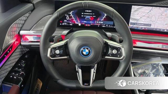 BMW 7 Series (G70) 2024 Черный из Кореи, фото 4
