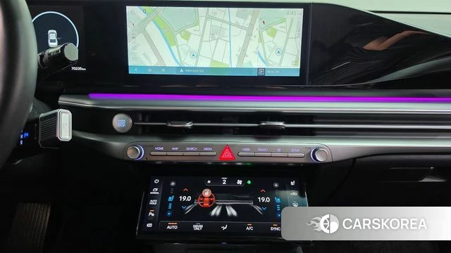 Hyundai Grandeur Hybrid (GN7) 2023 Черный из Кореи, фото 4