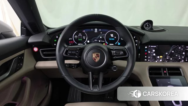 Porsche Taycan 2024 Серебристо-серый из Кореи, фото 4