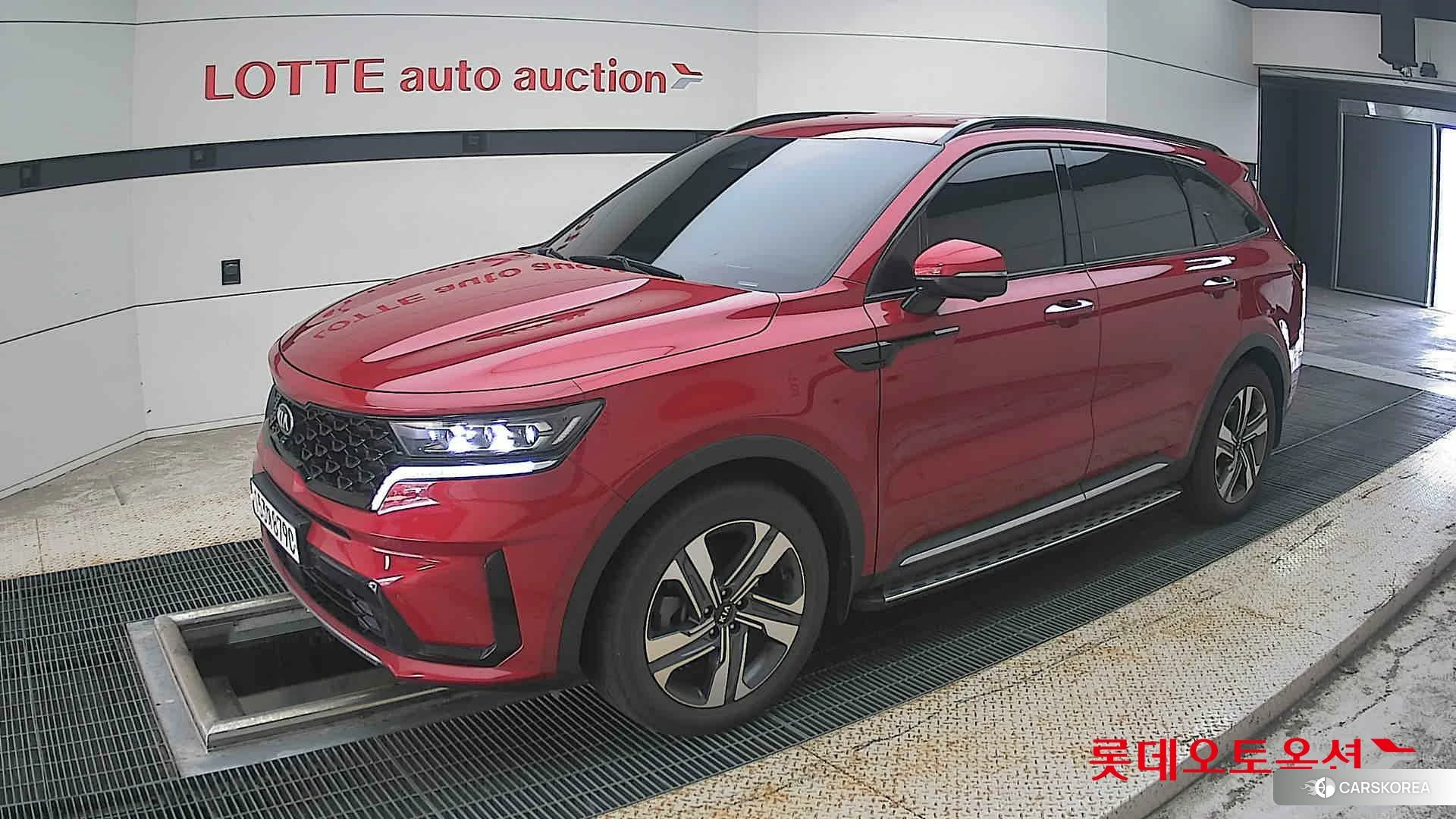 Kia Sorento Hybrid 2021 Runway Red из Кореи, фото 4