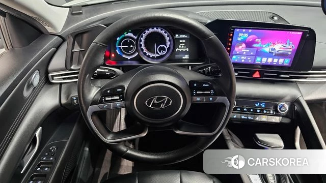 Hyundai Avante Hybrid (CN7) 2023 Белый из Кореи, фото 4