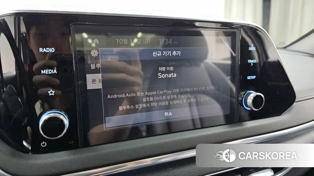 Hyundai Sonata (DN8) 2021 Черный из Кореи, фото 4