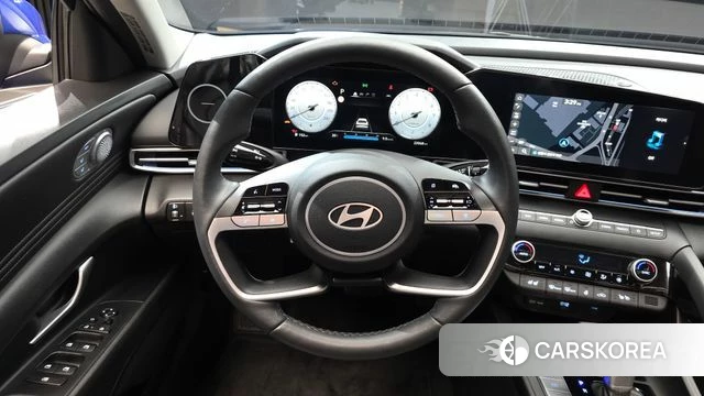 Hyundai The New Avante (CN7) 2023 Синий из Кореи, фото 4