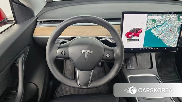Tesla Model Y 2021 Красный из Кореи, фото 4
