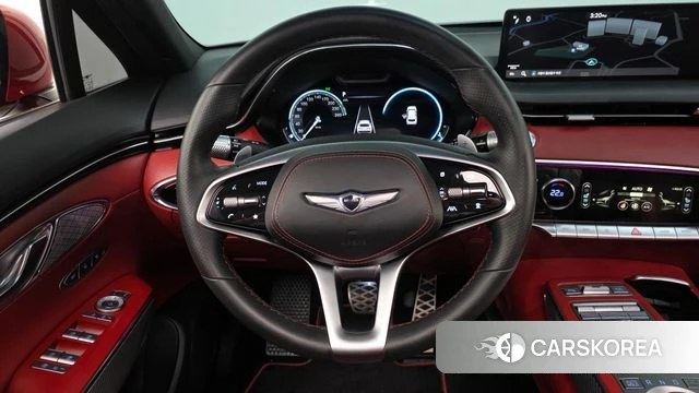 Genesis GV70 2021 Красный из Кореи, фото 4