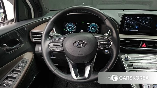 Hyundai The New Santa Fe 2021 Белый из Кореи, фото 4