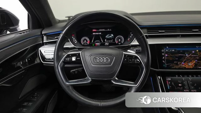 Audi A8 (D5) 2021 Черный из Кореи, фото 4
