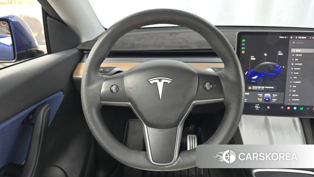 Tesla Model Y 2021 Синий из Кореи, фото 4