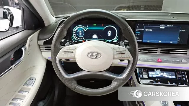 Hyundai The New Grandeur IG Hybrid 2021 Белый из Кореи, фото 4