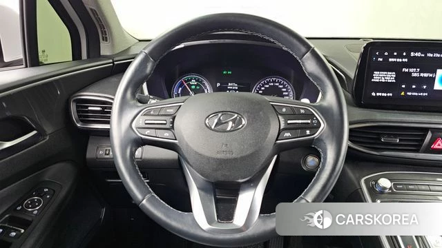 Hyundai The New Santa Fe 2021 Белый из Кореи, фото 4