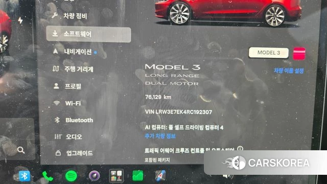 Tesla Model 3 2024 Красный из Кореи, фото 4
