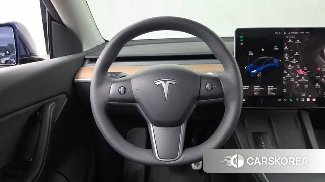 Tesla Model Y 2022 Синий из Кореи, фото 4