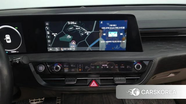 Kia K8 Hybrid 2022 Белый из Кореи, фото 4