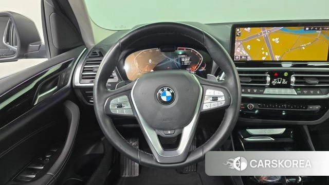 BMW X3 (G01) 2022 Черный из Кореи, фото 4