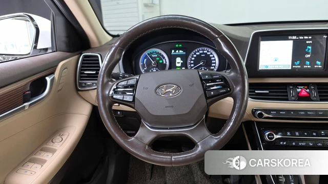 Hyundai Grandeur IG Hybrid 2018 Белый из Кореи, фото 4