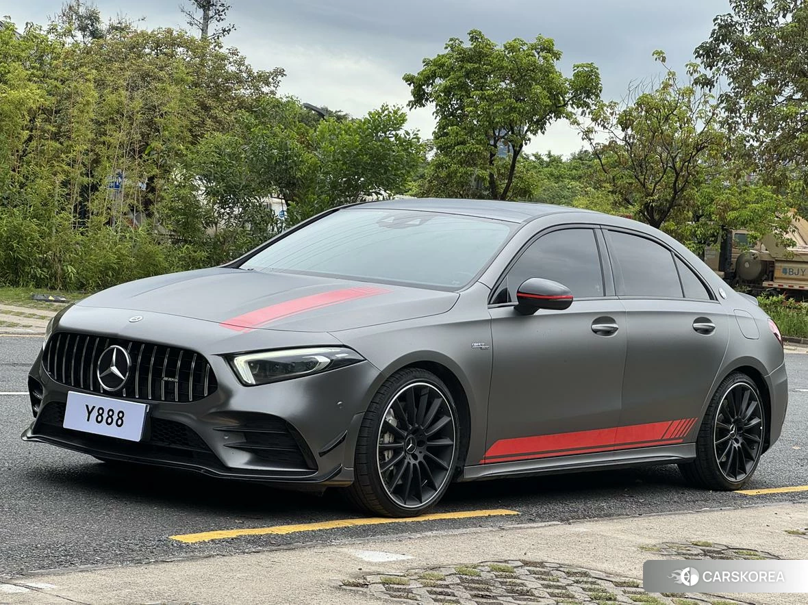 Mercedes-Benz AMG A-Class 2022 Серебристо-серый из Китая, фото 4